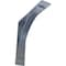 Ekena Millwork Morris Steel Bracket, Hammered Light Blue 3"W x 14"D x 14"H BKTM03X14X14MOHLB - alternate 1